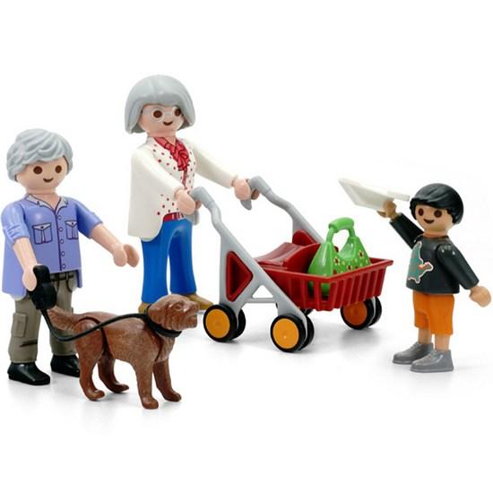Playmobil Grandfather Grandmother and Grandson 70990, 1 Piece, Popular Toys In Korea