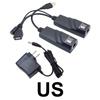 USB 2.0 Extender To RJ45 with Power Adapter Ethernet Extension Cable Connections Up To 100m for Camera Mouse Keyboard