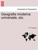 Книга Geografia Moderna Universale, Etc.