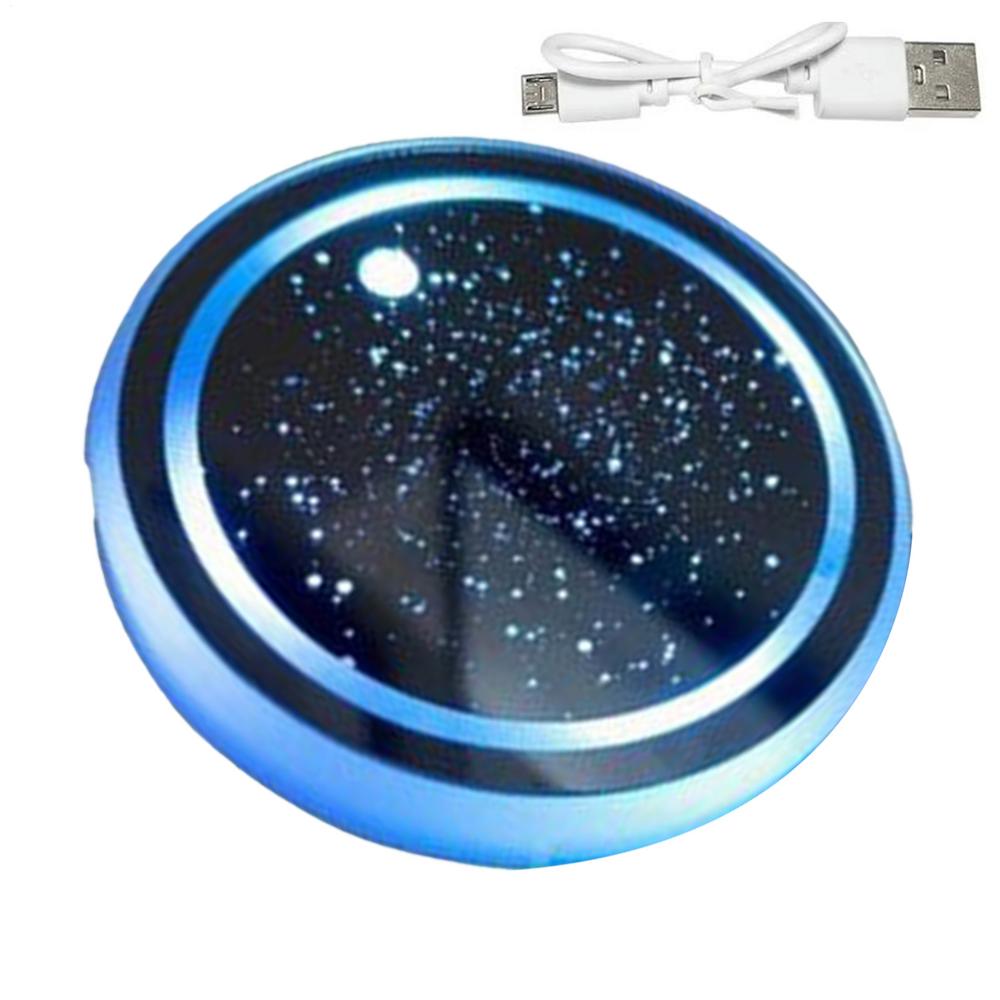 Перезаряжаемые подставки под стаканы с подсветкой 7 цветов, 3 режима светодиодной подсветки салона, вставка в подстаканник, водостойкие подставки под стаканы, декоративная подкладка под стакан