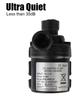 Ультратихий DC 12V 24V Домашний 800 л/ч Портативный Бесщеточный Двигатель Погружной Водяной Насос 5M для Системы Охлаждения Фонтанов Нагревателя Мини