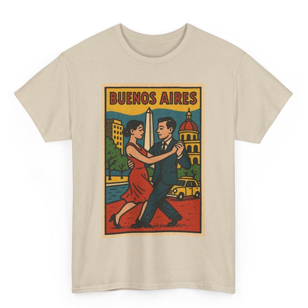 Buenos Aires T-Shirt: Retro Comic Argentine Tango Graphic Tee