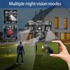 HD Surveillance Camera: Wireless, Mobile Remote, Outdoor, WiFi & 4G, Three-Screen Display