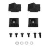 4pcs Rear Trunk Stop Buffer A1247580044 with Screw Replacement for Mercedes W124 A124 C124 S124
