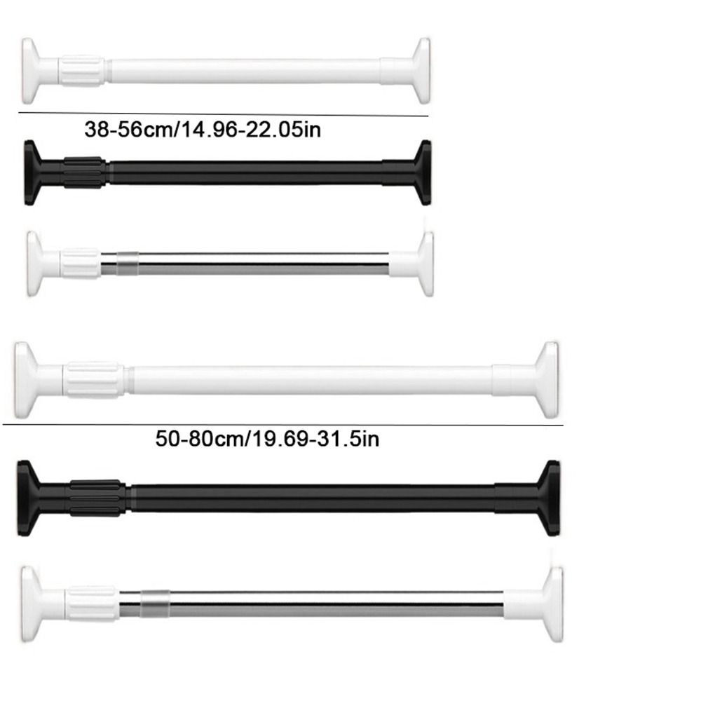 Телескопическая штанга для одежды из нержавеющей стали, вешалка для одежды без ударов, шкаф для одежды
