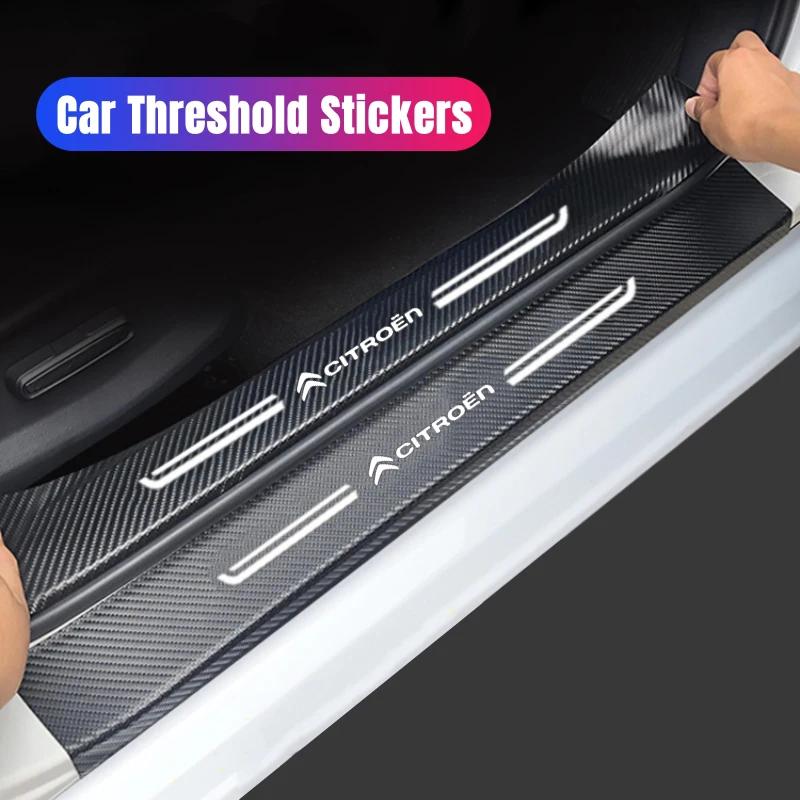 Защитные наклейки на пороги автомобиля для Citroen Xsara DS SPIRIT DS3 C3 C2 C5 C1 Berlingo Jumper Grand Picasso C4L Saxo