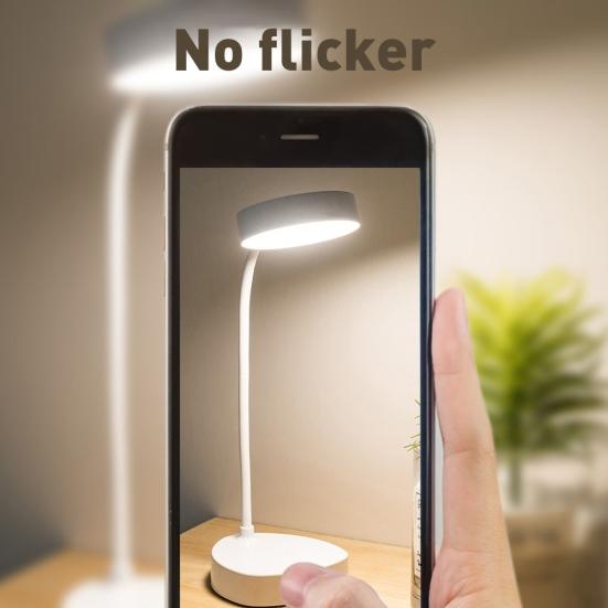 USB Eye Protection Touch Fold Study Lamp LED Rechargeable Bedside Table Light