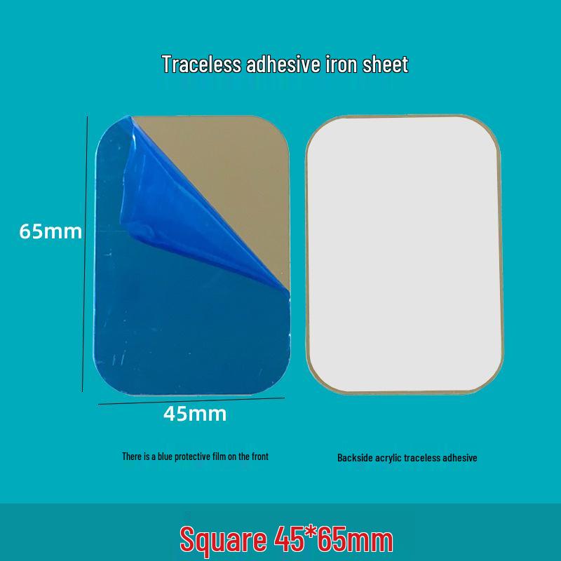 Traceless Adhesive Magnetic Iron Sheet with Acrylic Coating - Available In Stainless Iron