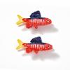 Cute Ocean Animal Hair Clip Creative Geometry Shark Clip Sweet Small Fish Hair Claw  Vacation
