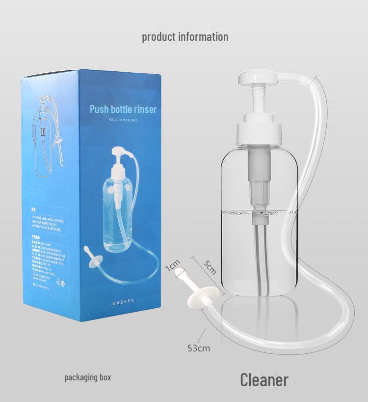 Miji Push Bottle Анальный инструмент для очищения - альтернативная клизма взрослая игрушка для мужчин (84-упаковка)