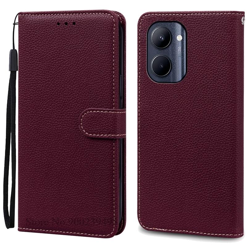 Для Realme C33 Чехол Кожаный Флип Кошелек Чехол Для Realme C33 Чехол Телефон Чехол Кошелек Книга Coque Fundas Shell