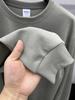 Genuine Tommy Men's Round Neck Long Sleeve Casual Sweatshirt - Solid Color Trendy Versatile Top