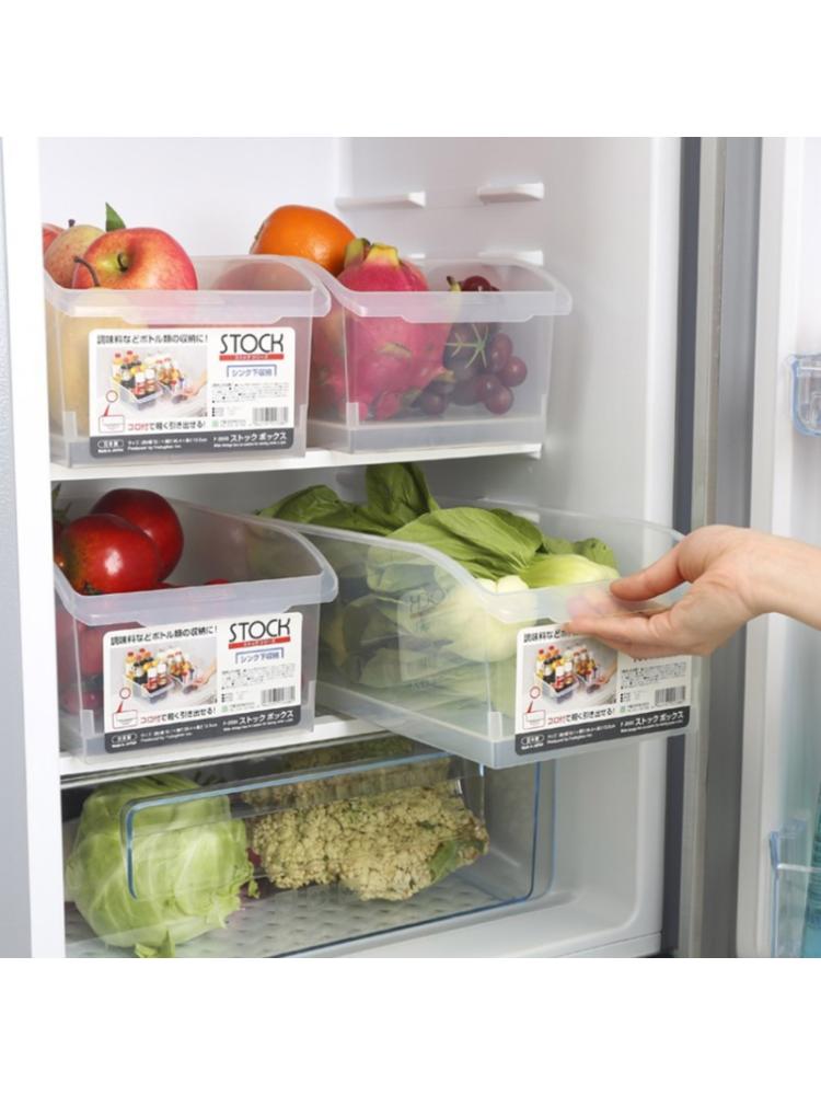 Прозрачный пластиковый холодильник, ящик для хранения продуктов, ящик, контейнер, кухонный органайзер