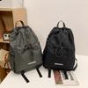 Drawstring Backpack Student Schoolbag Unisex Travel Outdoor Backpack