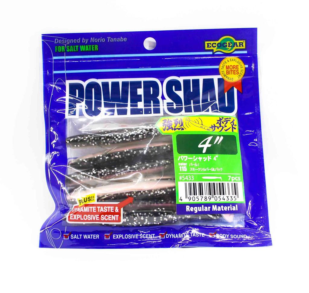 Ecogear Soft Lure Power Shad 4 Inch 115 (4335)
