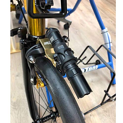 Trigo Bicycle Mount Bracket Headlight Mount Flashlight Holder Light Adapter Light Ti Black