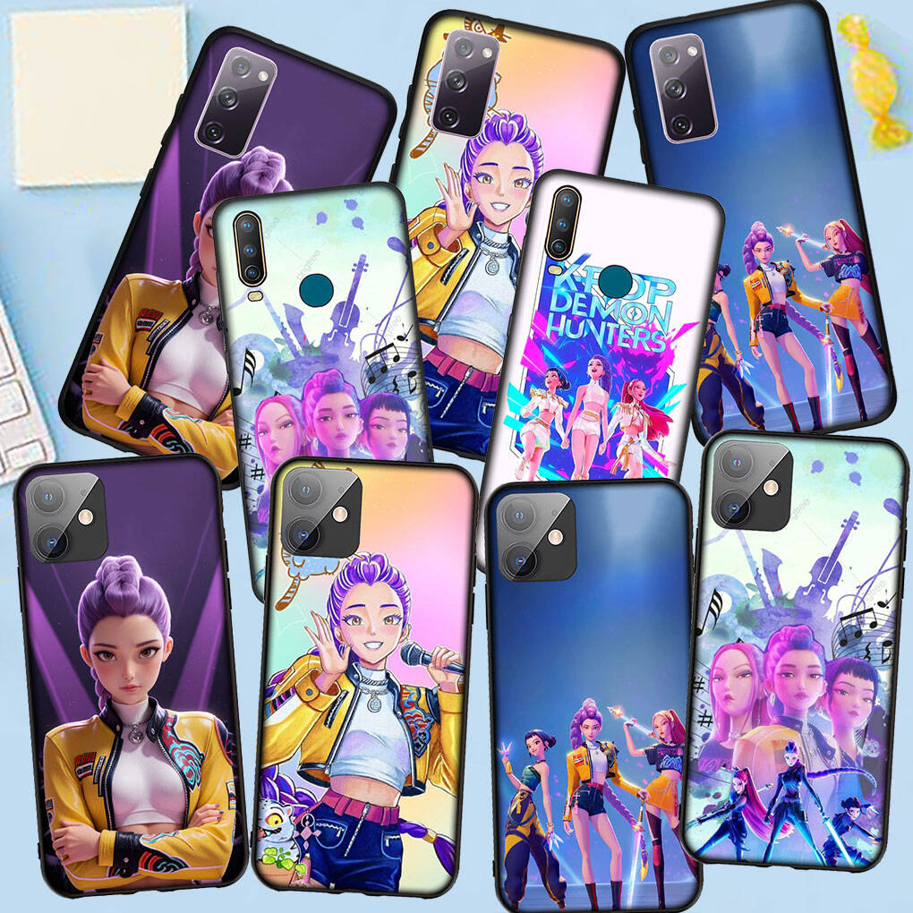 Phone Case for Samsung Galaxy S25 S23 S22 S24 Ultra FE A05 A06 A15 A16 A36 A37 A35 A54 A55 A56 A57 A25 A26 A53 A17 Zoey KPop Demon Rumi Hunter X Cover