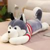 New Huggable Giant Dog Plush Toy Soft Stuffed Husky Long Pillow Cartoon Animal Doll Sleeping Cushion Home Decor Kids Gift