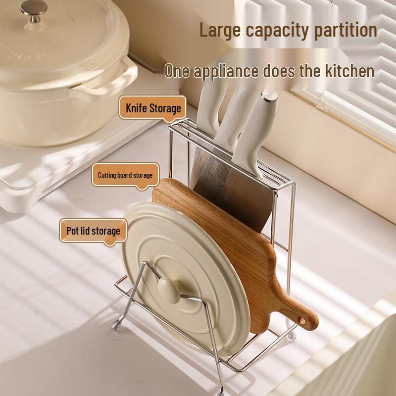 MAXCOOK 304 Stainless Steel Kitchen Organizer Rack