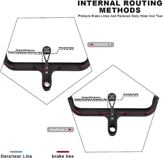 RXL SL Handlebar Integrated Bicycle Carbon Handle Drop Handle Stem Integrated Front Fork Inner Diameter Handlebar Carbon Ultra Light Bike Parts UD