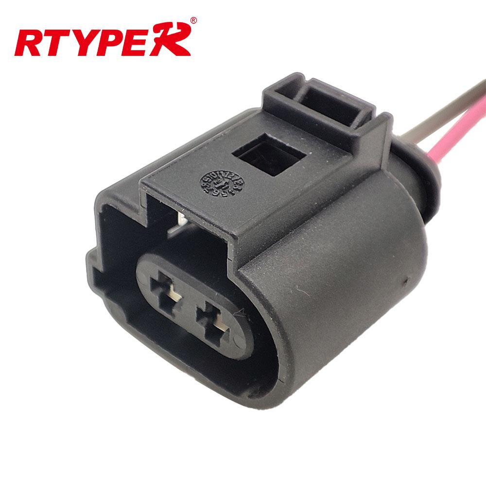 2Pin Auto Waterproof Harness Caliper Electronic Handbrake Rear Brake Pump Motor Connector plug 1717692-2 1J0973722A 3B0973722A