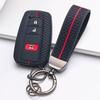 Силиконовый чехол для брелока автомобиля с соответствующим брелоком, совместимый с Toyota Camry Corolla RAV4 Highlander Avalon, подходит для Toyota Camry Corolla RAV4 Prius