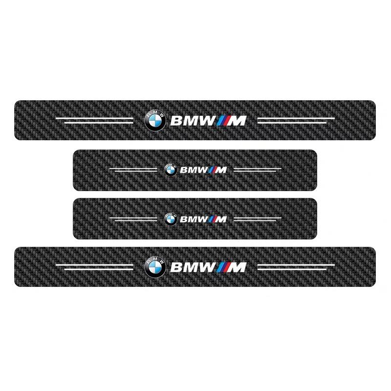 BALPJ1 4 шт. BMW M Performance Карбоновая накладка на порог автомобиля Наклейка на порог двери автомобиля Для BMW E30 E36 E39 E46 E60 E90 F10 F30