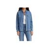 Levis однотонная рубашка с длинным рукавом и воротником, женские топы, синий 16786-0017