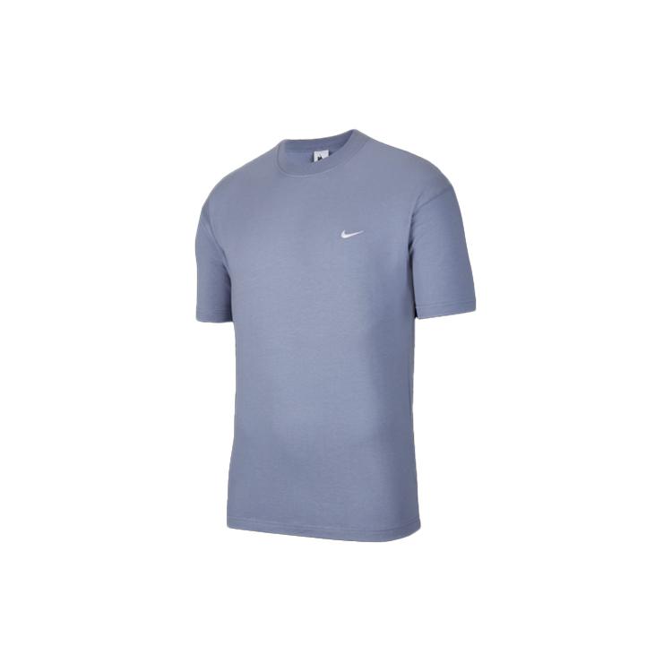 Nike Мужские футболки Индиго с круглым вырезом Умеренный прямой крой DA0321-512
