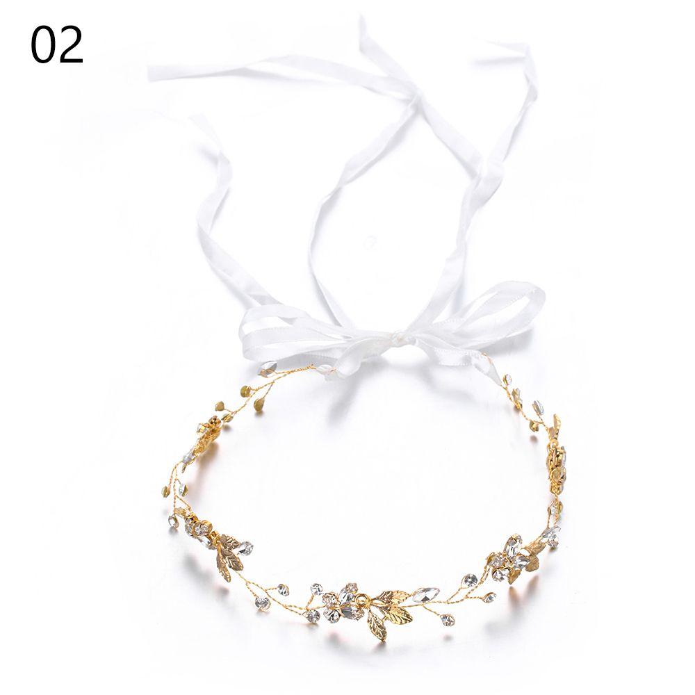 Ornaments Hair Jewelry Wedding Hair Accessories Pearl Leaf Bridal Hair Vine Bride Crystal Headband