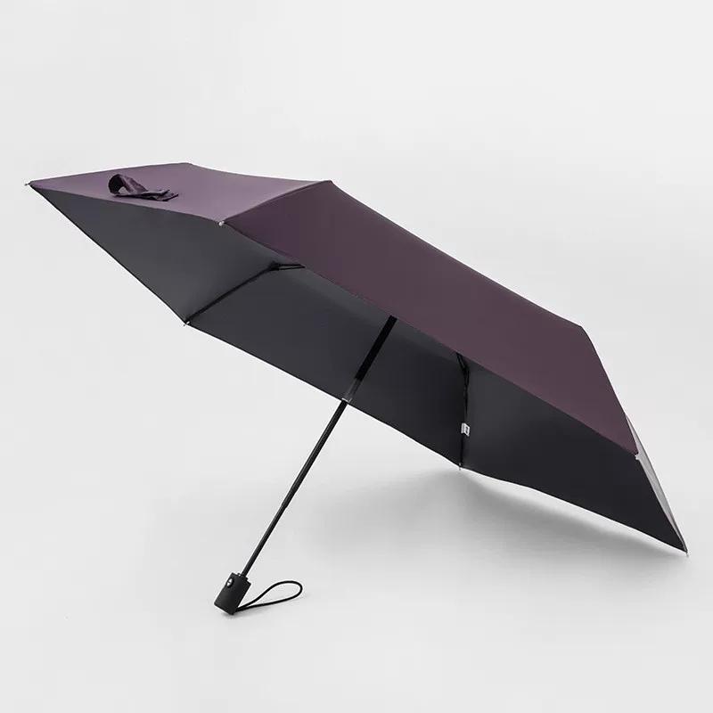 Parachase Color Plastic 230G Ultralight Self-Opening Umbrella UV Protection Sun Umbrella Mini-Portable Umbrella Dual Use
