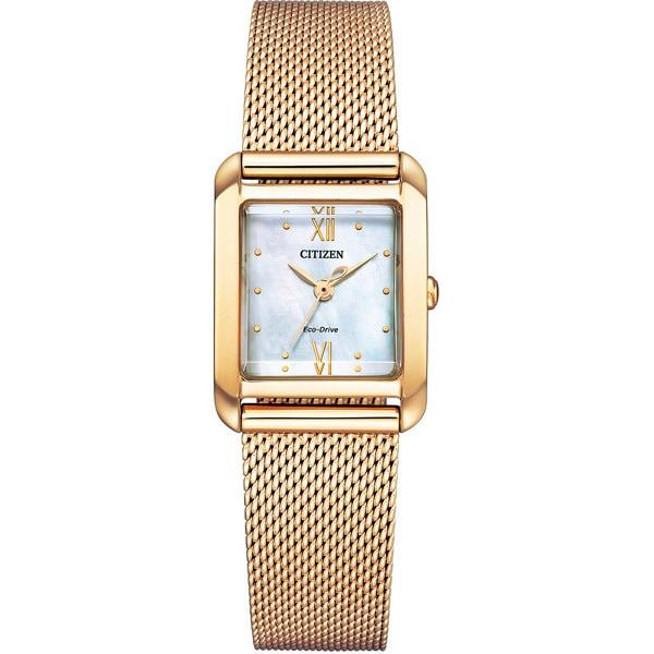 Citizen EW5593-64D ( Смотреть коллекцию L CITIZEN L Square (Коллекция «Квадрат») Eco-Drive со сменной лентой)