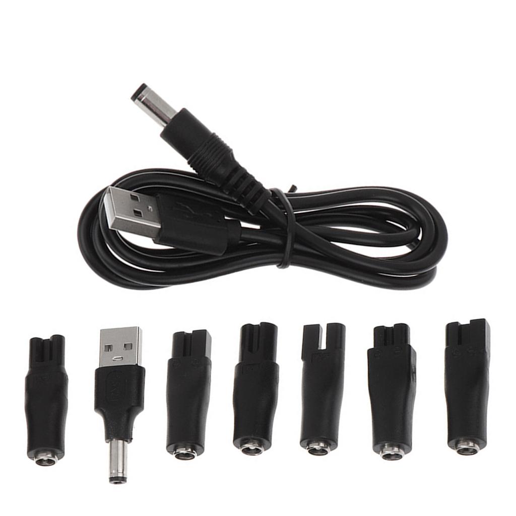 USB Адаптер Зарядный Шнур Конвертер для Машинок для Стрижки Волос Бритв и Косметических Гаджетов Практичный Кабель Питания для Триммеров для Бороды
