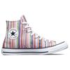 Converse Удобные повседневные высокие кеды All Star с радужными полосками, унисекс, 168279C
