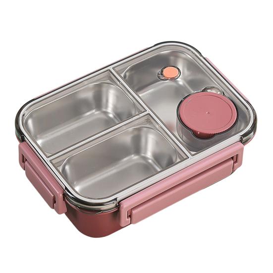 850 мл Ланч-бокс из нержавеющей стали Bento Box для взрослых, герметичный штабелируемый контейнер для обеда