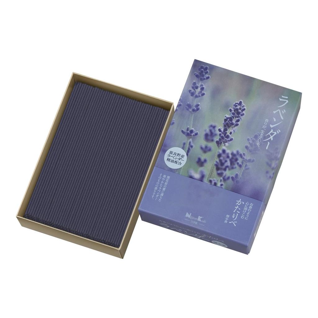 Ароматическая палочка Kataribe Lavender большой емкости 200 г Nippon Kodo с низким уровнем дыма прибл.