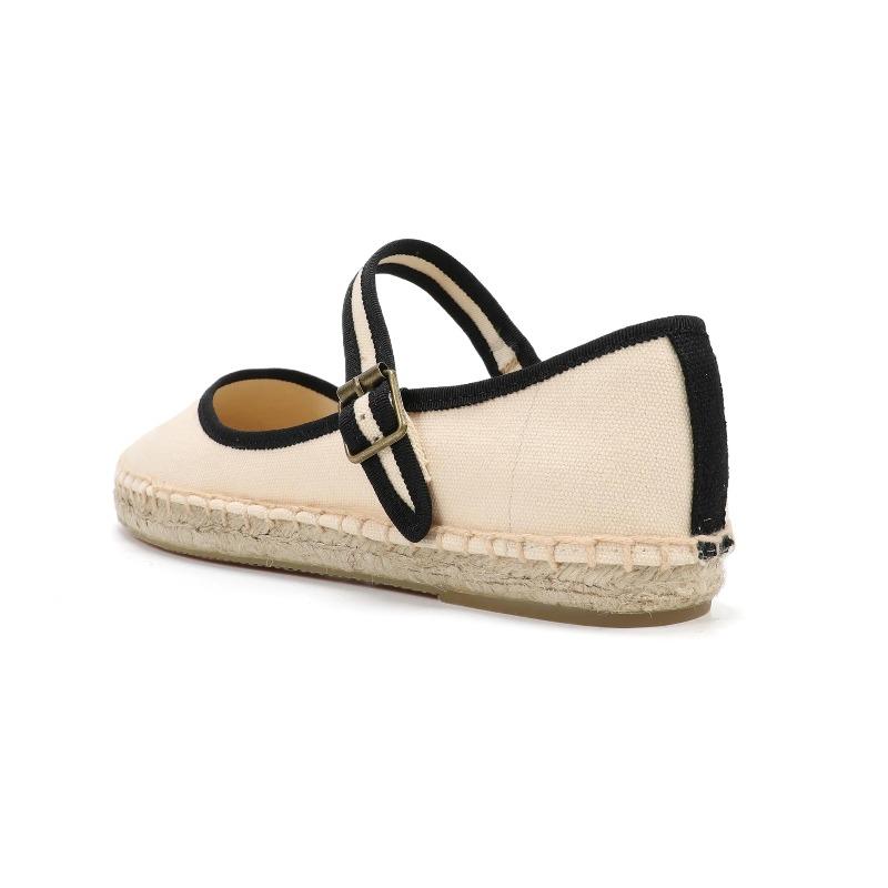 LUXSOLE Стильные туфли Мэри Джейн на эспадрильях Женские туфли на плоской подошве с дышащим холщовым верхом женские лоферы