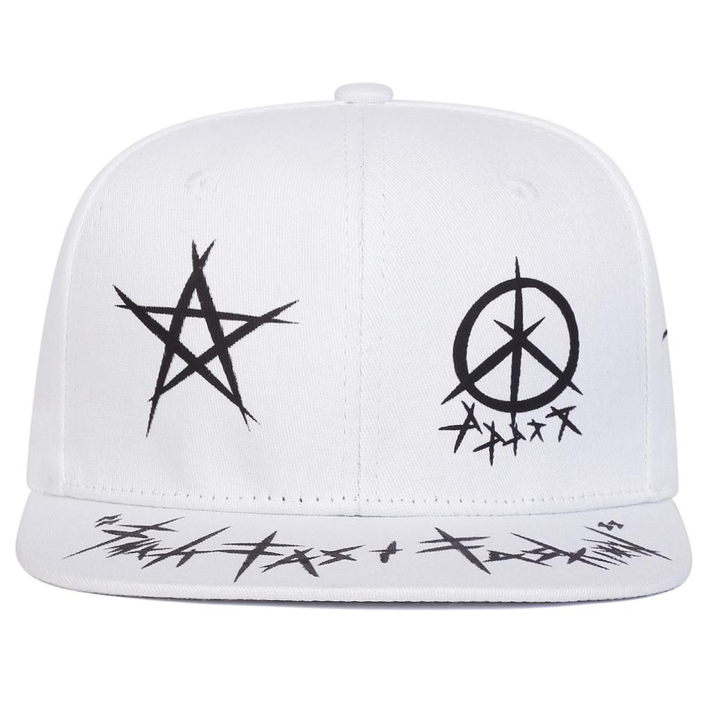 Унисекс Глаз граффити Принт Хип-хоп Кепки Мода Весна Осень Открытый Регулируемые Повседневные Бейсболки Солнцезащитная Кепка