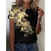 Women's T Shirt Tee Floral Casual 3d Prints Daily Short Sleeve Tops