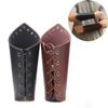 Leather Archery Arrow Black Brown Armband Sports Accessories Viking Bracer  Men Women