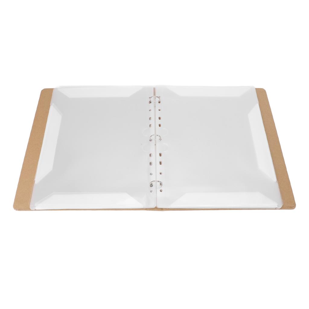 Папка для нот A4 Вместимость 20 листов Крафт-бумага ПВХ Файл-биндер для нот для концертов репетиций обучения