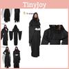 Элегантное платье-плащ темной ведьмы для взрослых женщин, идеально подходящее для карнавальных вечеринок в западном стиле