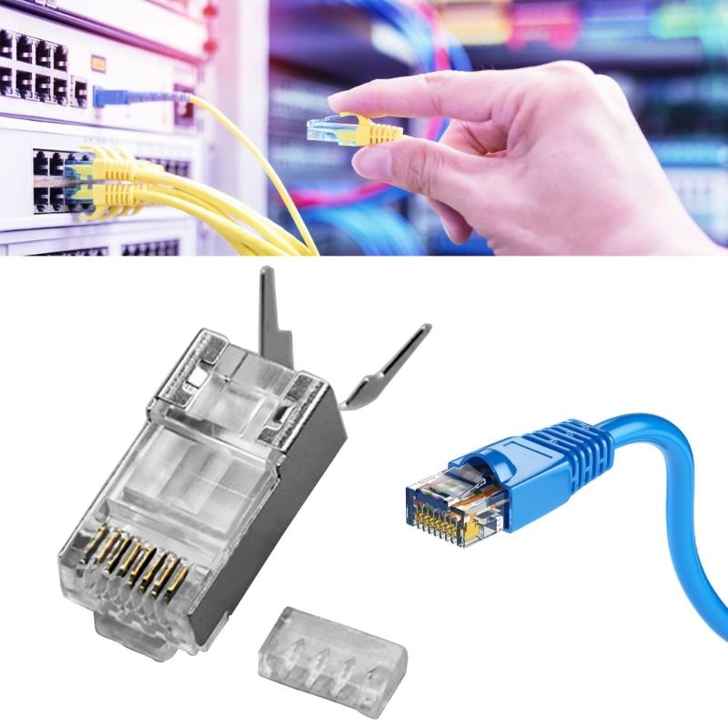 Огнестойкие ПВХ разъемы RJ45 Ethernet CAT6A с улучшенной идентификацией кабеля и устойчивостью к изгибу