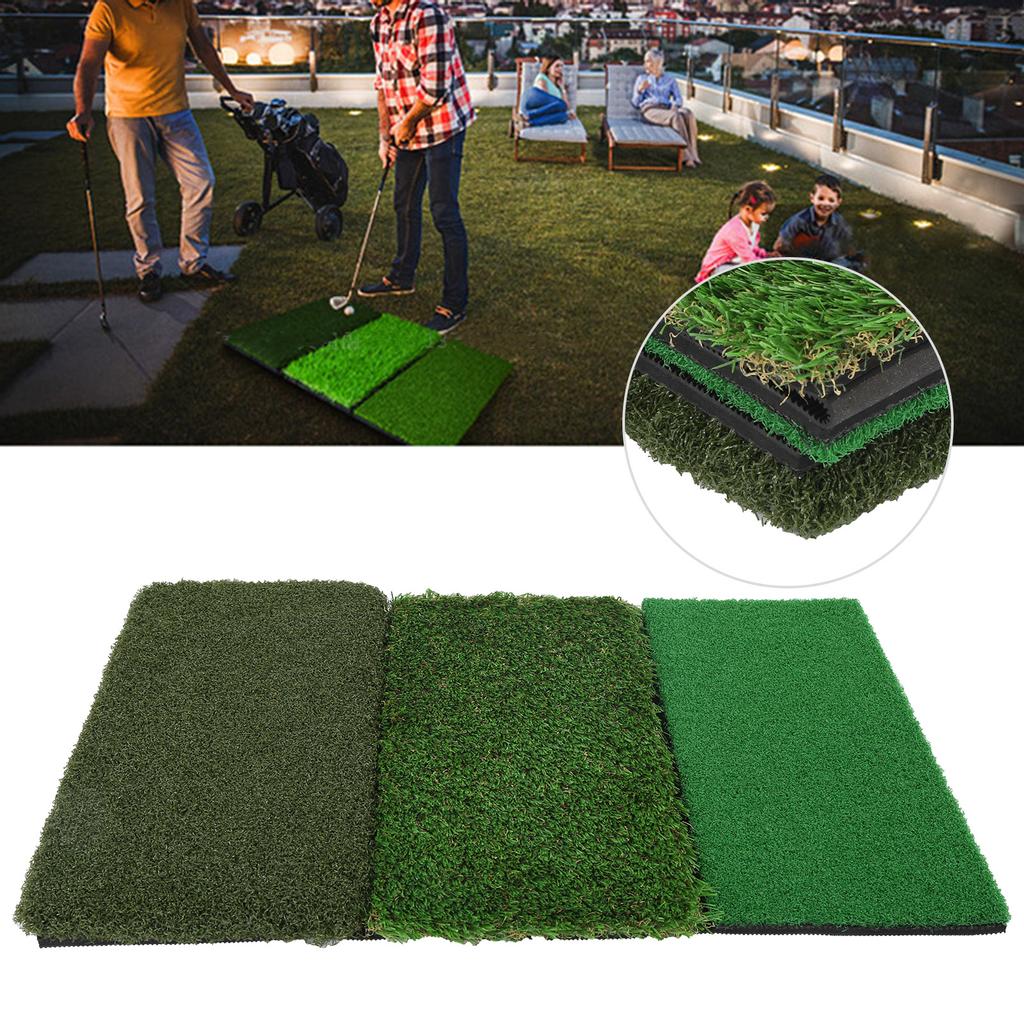 64x41 см коврик для гольфа, тренировочный коврик для ударов по мячу, портативный тренировочный коврик для газона из полипропилена