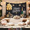 Party Backdrop Fireworks Flat Birthdays Weddings Showers Golden Balloons Boxes Seasons Photo Booth Background Front Door Decor