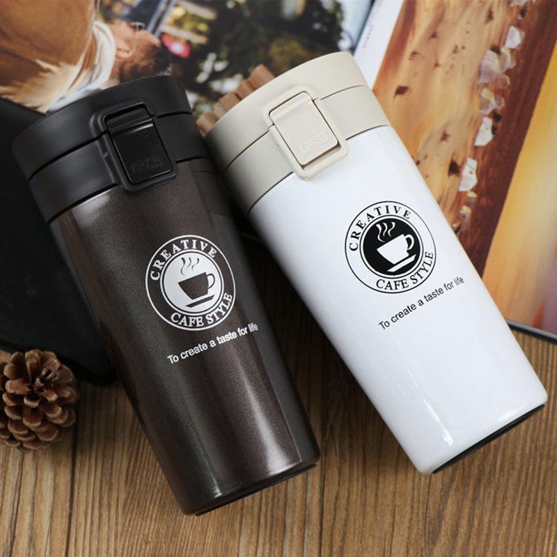 Thermos Coffee Mug Double Wall Stainless Steel Tumbler Vacuum Flask Bottle Thermo Tea Mug Travel Thermos Mug Thermocup