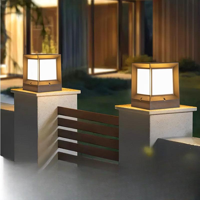 Лампа-колпак для садовой опоры Nufeng, ABS, проводная, для улицы