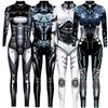 Halloween Costumes Women Gothic Jumpsuit Robot Cosplay Costume Modern Machine Bodycorn Rompers