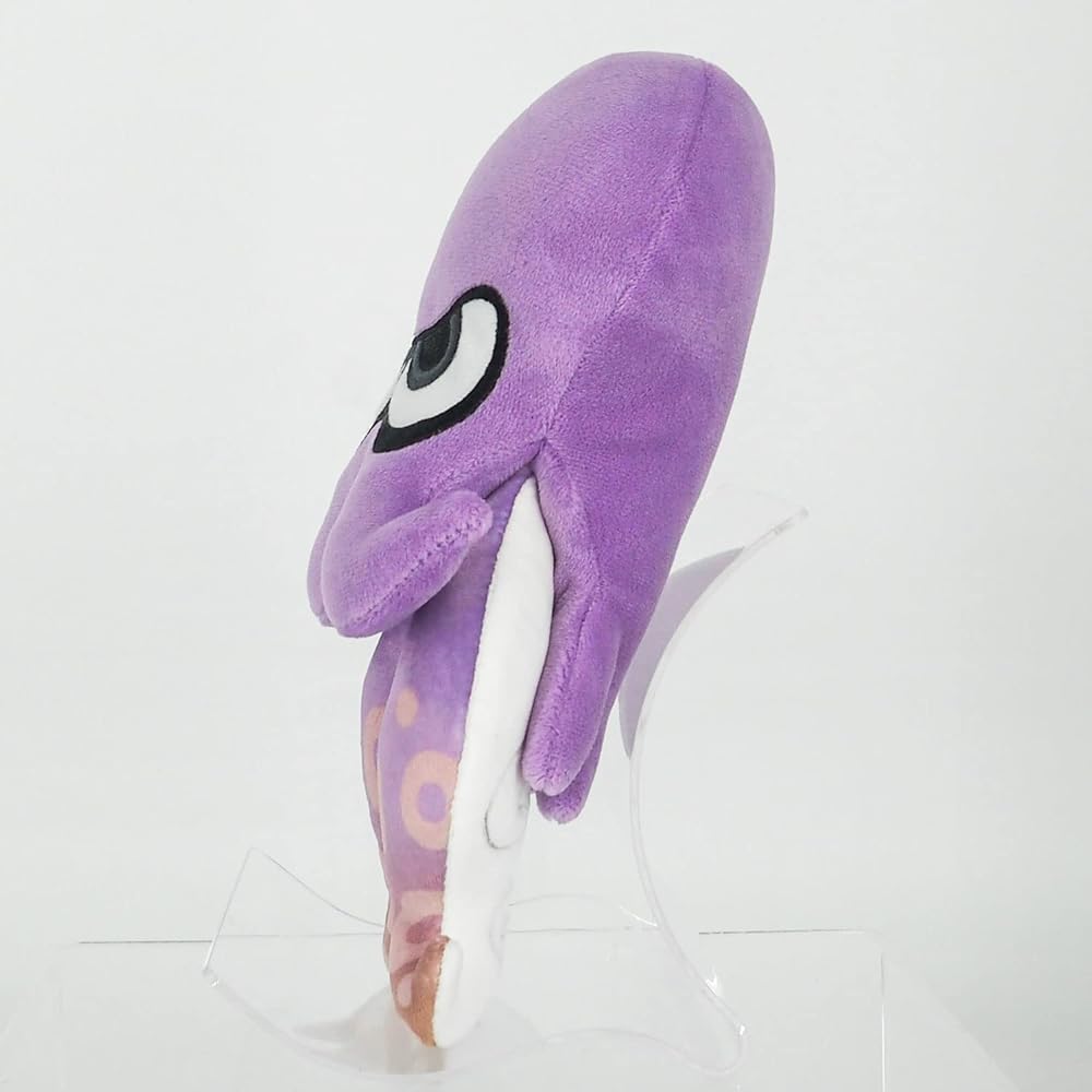 San-ei Trading Splatoon 3 Коллекция Всех Звезд Осьминог Плюшевая Игрушка Фиолетовый 10.5x6x22см