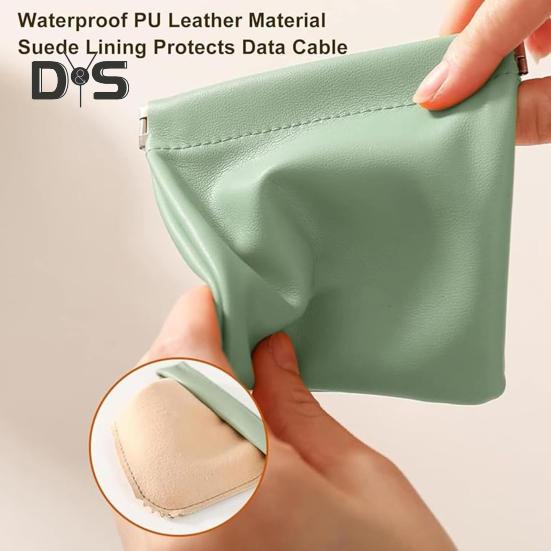 3 шт. Портативная сумка для хранения, легкая застежка-кнопка, органайзер, косметичка, универсальная карманная косметичка